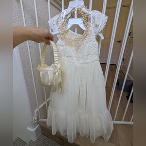 5T Girls flower girl dress
